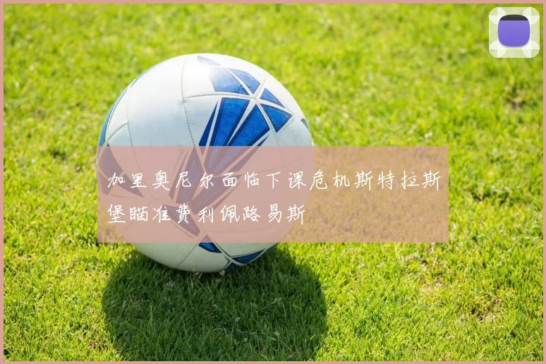 加里奥尼尔面临下课危机斯特拉斯堡瞄准费利佩路易斯